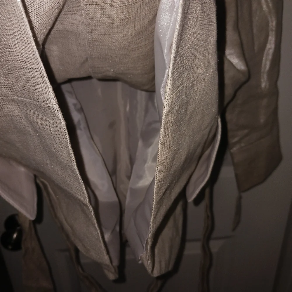 Brand NEW Semantiks linen metallic silver blazer - Picture 11 of 16